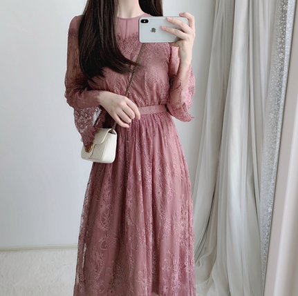 レースシアーワンピース レディース服 カテゴリ