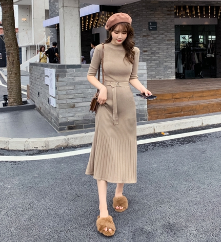 ハーフスリーブニットセットアップ レディース服 カテゴリ